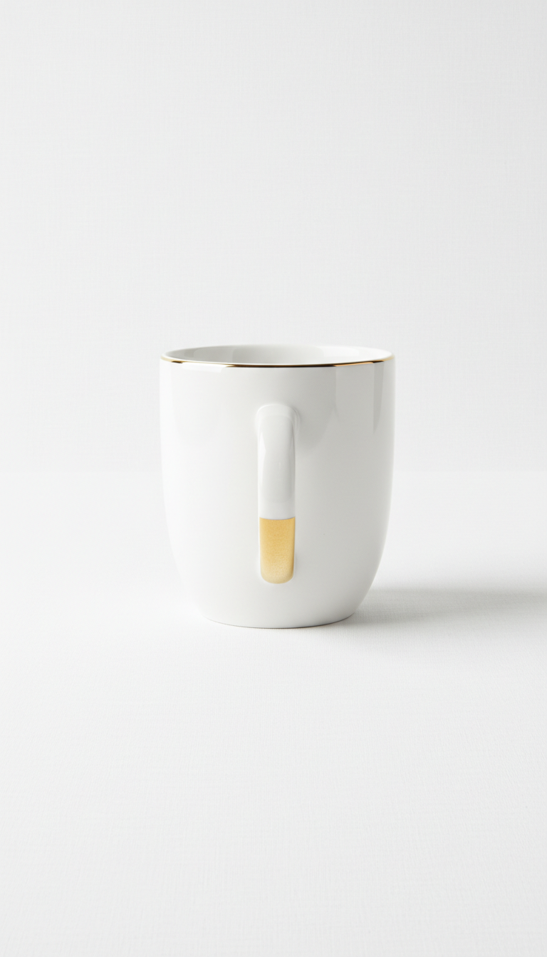 Classic White Ceramic Mug
