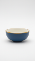 Gold-Rimmed Soup Bowl