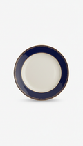Navy & Gold Accent Salad Plate